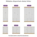 Ver imagem 7 de Quarto de Bebê Completo com Berço Americano 3 em 1 Encanto Multimóveis Mp4589 Madeirado/branco
