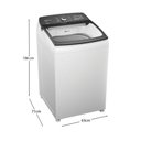 Ver imagem 2 de Máquina de Lavar Brastemp BWF16ABBNA 16kg Automática Ciclo Tira Manchas Advanced Branco 220V