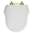 Ver imagem 1 de Assento Sanitário Poliester Hampton Cinza Platina para Vaso