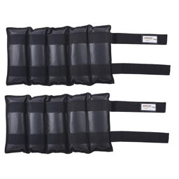 Par de Caneleiras (tornozeleiras) 10 Kg Pretas Ahead Sports - 3