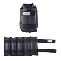 Par de Caneleiras (tornozeleiras) 10 Kg Pretas Ahead Sports - 1