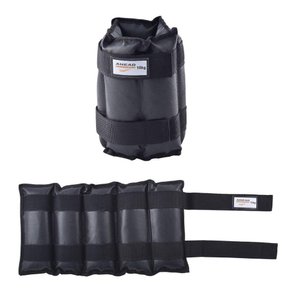Par de Caneleiras (tornozeleiras) 10 Kg Pretas Ahead Sports