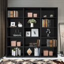 Ver imagem 1 de Kit 3 Estantes para Livros 5 Prateleiras 180CMX180CM Multy Preto