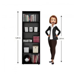 Kit 3 Estantes para Livros 5 Prateleiras 180cmx180cm Multy - 3
