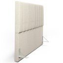 Ver imagem 2 de Cabeceira Cama Box Casal King 195 Cm Linho Champagne