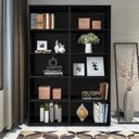 Ver imagem 1 de Kit 2 Estantes para Livros 5 Prateleiras 180CMX120CM Multy Preto