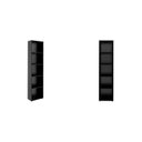 Ver imagem 2 de Kit 2 Estantes para Livros 5 Prateleiras 180cmx120cm Multy