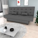 Ver imagem 1 de Sofá Cama Reclinável 3 Lugares Laila