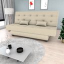 Ver imagem 1 de Sofá Cama Reclinável 3 Lugares Laila