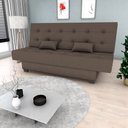 Ver imagem 1 de Sofá Cama Reclinável 3 Lugares Laila 