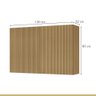 Armário Aéreo 2 Portas 120cm 100% Mdf Rainha Nature - 2