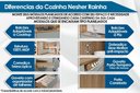 Ver imagem 6 de Armário Aéreo 2 Portas 120cm 100% Mdf Rainha Nature