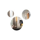 Ver imagem 4 de Kit Conjunto de Painéis Decorativos Espelhados Redondos 3 Peças Es15 Dalla Costa - Off White