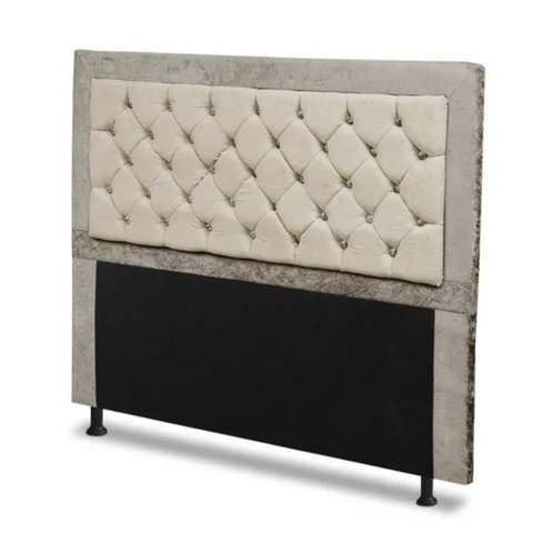 Cabeceira Casal Queen 160 Cm para Cama Box Berlim Camurça Marfim