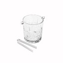 Ver imagem 1 de Balde de Gelo Vidro Pegador e Alça Inox 15x14cm Flor Wolff