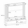 Home Suspenso Brasil Nature Off White - HB Móveis - 2