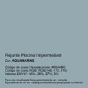 Ver imagem 2 de Rejunte Piscina Impermeável Cor Aquamarine 1kg