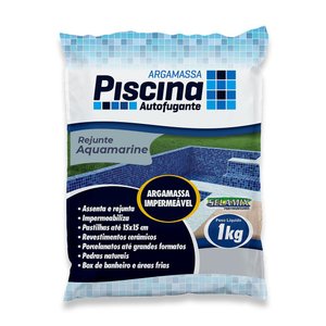 Rejunte Piscina Impermeável Cor Aquamarine 1kg