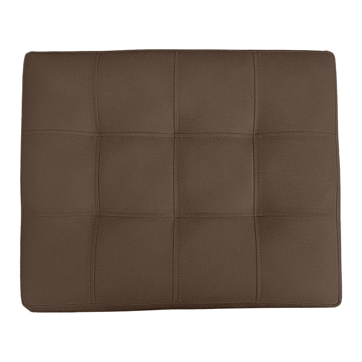 Puff Retangular New para Sala e Quarto Suede Capuccino - Lh Decor Los Hermanos Decor Puff Retangular - 4