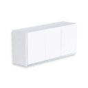 Ver imagem 2 de Armário Multiuso Aéreo 3 Portas 1 Prateleira Branco