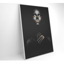 Ver imagem 2 de Quadro Mulher Negra Dourado Contraste Decor&quadros Mlh002