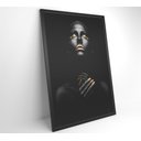 Ver imagem 4 de Quadro Mulher Negra Dourado Contraste Decor&quadros Mlh002