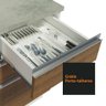 Armário de Cozinha Compacta 280cm Branco/Rustic/Branco Marina Madesa 01 - 9