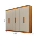 Ver imagem 2 de Guarda Roupa Solteiro Grande Atenas - Arbo Design