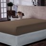 Lençol Queen Portallar Malha 100% Algodão Premiun Classic Cotton Cappucino - 1