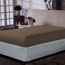 Ver imagem 3 de Lençol Queen Portallar Malha 100% Algodão Premiun Classic Cotton Cappucino