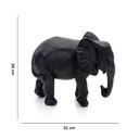 Ver imagem 7 de Escultura Decorativa Elefante em Poliresina Preto 26x31x13 cm - D’Rossi