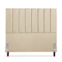 Ver imagem 1 de Cabeceira Estofada Queen Carla 160 Cm Linho Bege com Frames