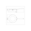 Ver imagem 4 de Frigideira Grano Aço Inox Corpo Triplo Revestimento Interno Antiaderente 30 Cm 3,4 L