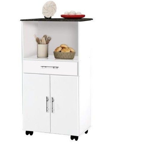 Balcao com rodizios Classic Bra Marm. 2 portas + 1 gaveta PASSE BEM