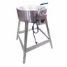 Tacho Fritadeira para Fritura de Pastel Elétrico Redondo Profissional  com Pé/Pedestal 7 Litros 110v - 1