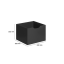Ver imagem 2 de Kit 3 Gavetas Organizadoras Módulos e Complemento Preto