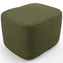 Ver imagem 1 de Puff Decorativo Orgânico para Sala Quarto Saori W01 Linho Verde - Lyam Decor