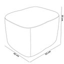 Ver imagem 5 de Puff Decorativo Orgânico para Sala Quarto Saori W01 Linho Verde - Lyam Decor