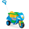 Triciclo Calesita Max Motoca 2 Em 1 Passeio Pedal Azul - 1