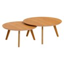 Ver imagem 1 de Kit Mesa de Centro Classic Redonda Nature - Imcal