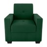 Poltrona para Sala de Recepção Rick Veludo Maserati Verde - 4