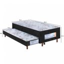 Ver imagem 3 de Bicama Box Solteiro D-28 com Box Auxiliar 188x88x52cm Colchoarte