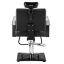 Ver imagem 4 de Cadeira Hidráulica Reclinável Preta Black Salão Profissional