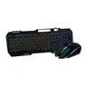 Kit de Teclado Gamer Rgb Semi Mecânico e Mouse Óptico com Iluminação - 1
