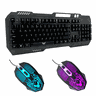 Kit de Teclado Gamer Rgb Semi Mecânico e Mouse Óptico com Iluminação - 2