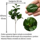 Ver imagem 2 de 7 Galhos de Planta Peperômia Artificial 65cm Decoração Toque Real