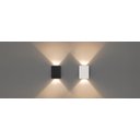 Ver imagem 2 de Arandela Led Slim 2 Fachos Ajustável Pix 3000k - Branco Quente Bivolt Preto