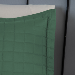 Kit Colcha Cobre Leito Matelado Solteiro 2 Peças Copacabana 300 Fios Verde - 5