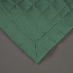 Kit Colcha Cobre Leito Matelado Solteiro 2 Peças Copacabana 300 Fios Verde - 4