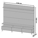 Ver imagem 5 de Home Theater Boss 2.2 Freijó com Off White - Imcal Móveis